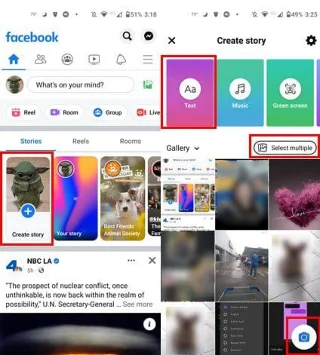Kako ustvariti Facebook zgodbo