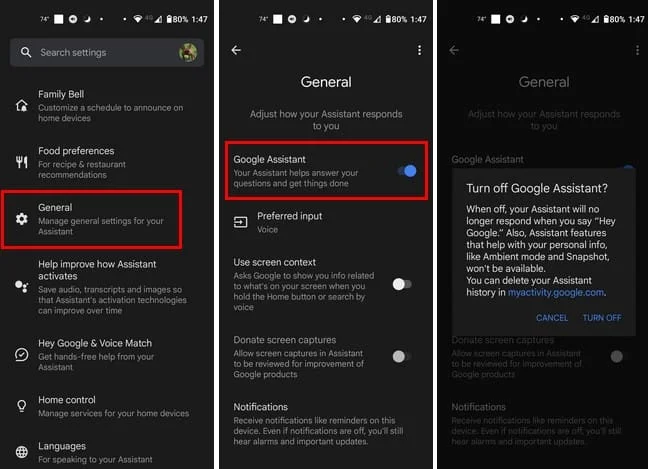 Snabbtips: Så här stänger du av Google Assistant
