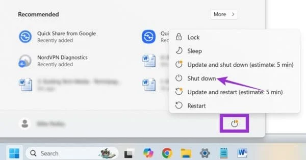 Windows užduočių juosta neveikia Windows 11 – 6 sprendimai