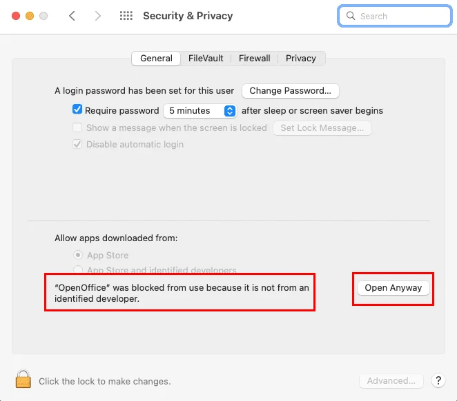 MacOS: Atspējot “{appname} nevar atvērt, jo tas ir no neidentificēta izstrādātāja”