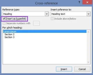 Tvorba křížových odkazů ve Wordu – Jak na to a proč