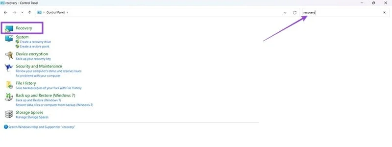 Jak provést obnovení systému ve Windows 11