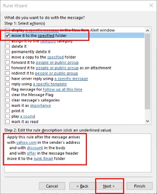 Outlook 365: Blokování emailových adres a domén