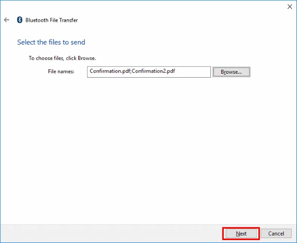 Přenášení souborů mezi Androidem a Windows 11 přes Bluetooth