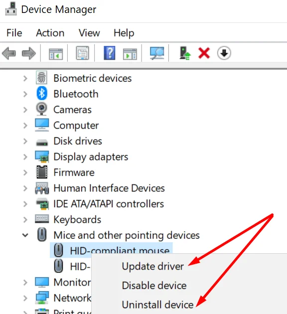 Windows 10: Kan inte ändra musinställningar