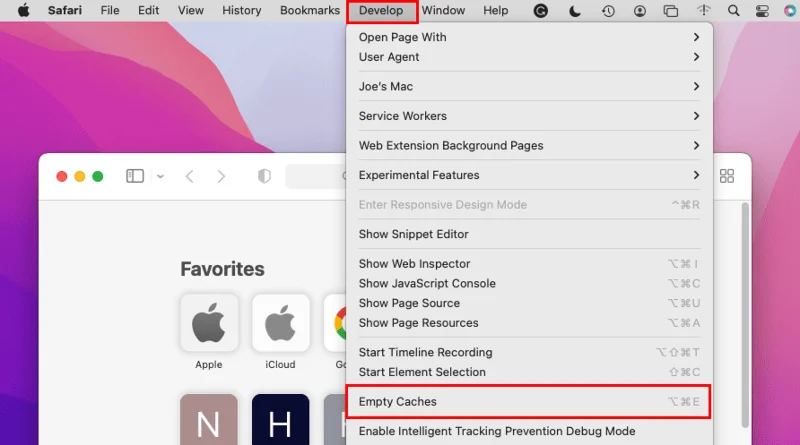 Safari: Ištrinti slapukus, istoriją, slaptažodžius ir kt.