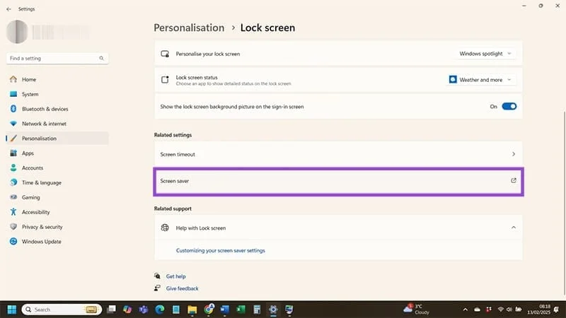 Як встановити відео як заставку у Windows 11
