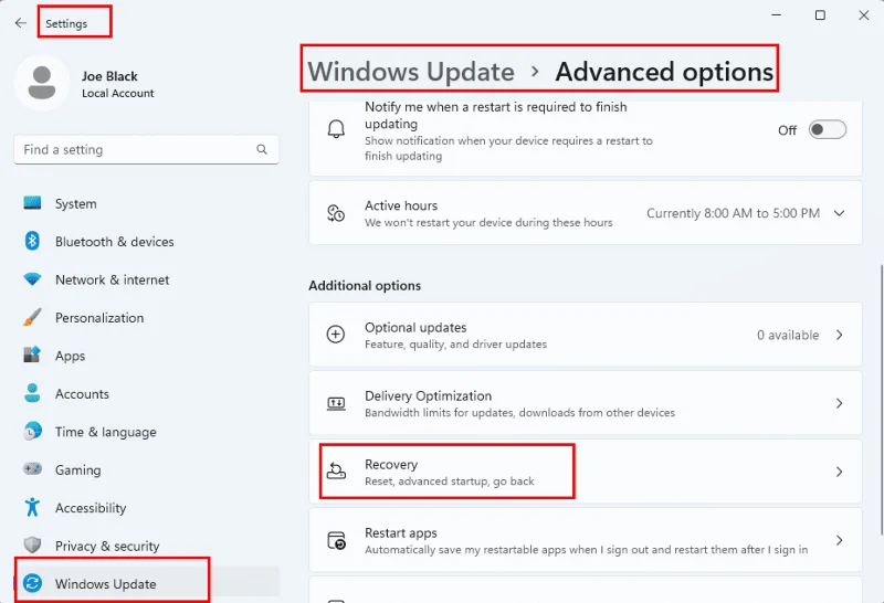 Slik stopper du Windows 11 oppdateringer som pågår