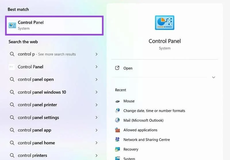 Кроки для відновлення системи у Windows 11