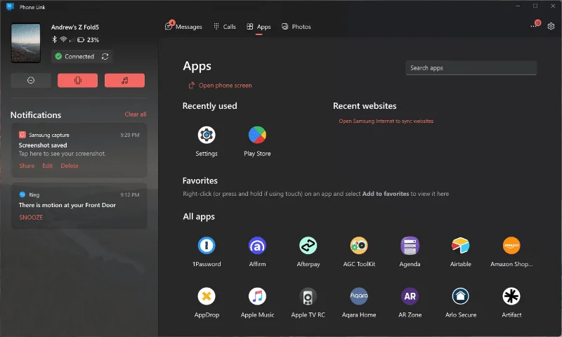 Samsung Galaxy Z Fold 5: Kaip prisijungti prie PC