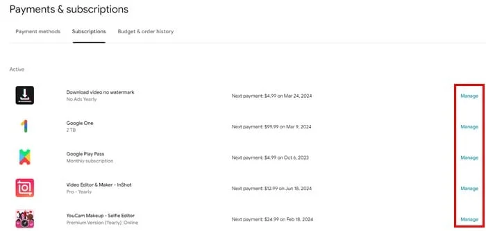 Hogyan kezeljük a Google Play előfizetéseinket Androidon