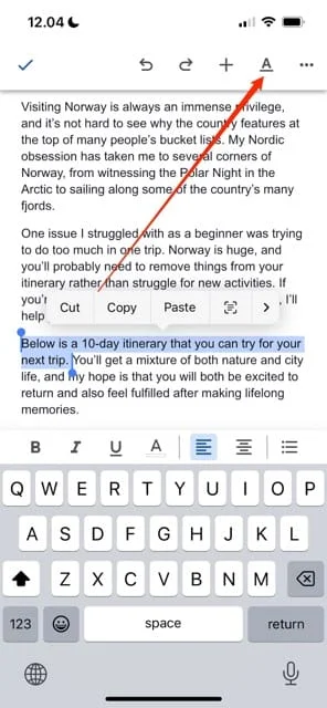 Как да подчертаете текст в Google Docs