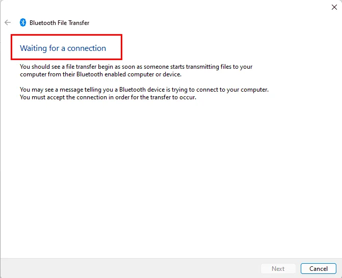 Přenášení souborů mezi Androidem a Windows 11 přes Bluetooth