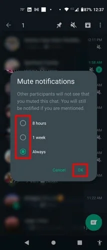 Как да заглушите групови текстови съобщения в Android 11