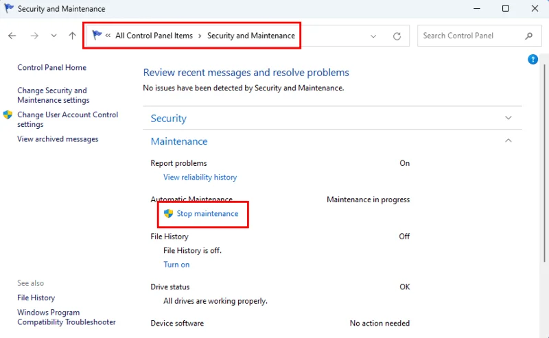 Slik stopper du Windows 11 oppdateringer som pågår