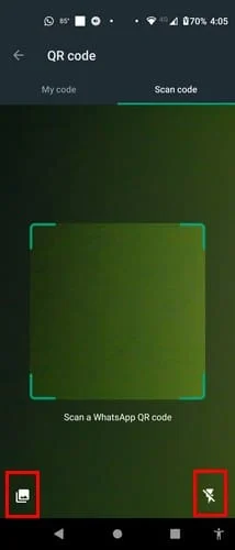Pridėti naują WhatsApp kontaktą naudojant individualų QR kodą