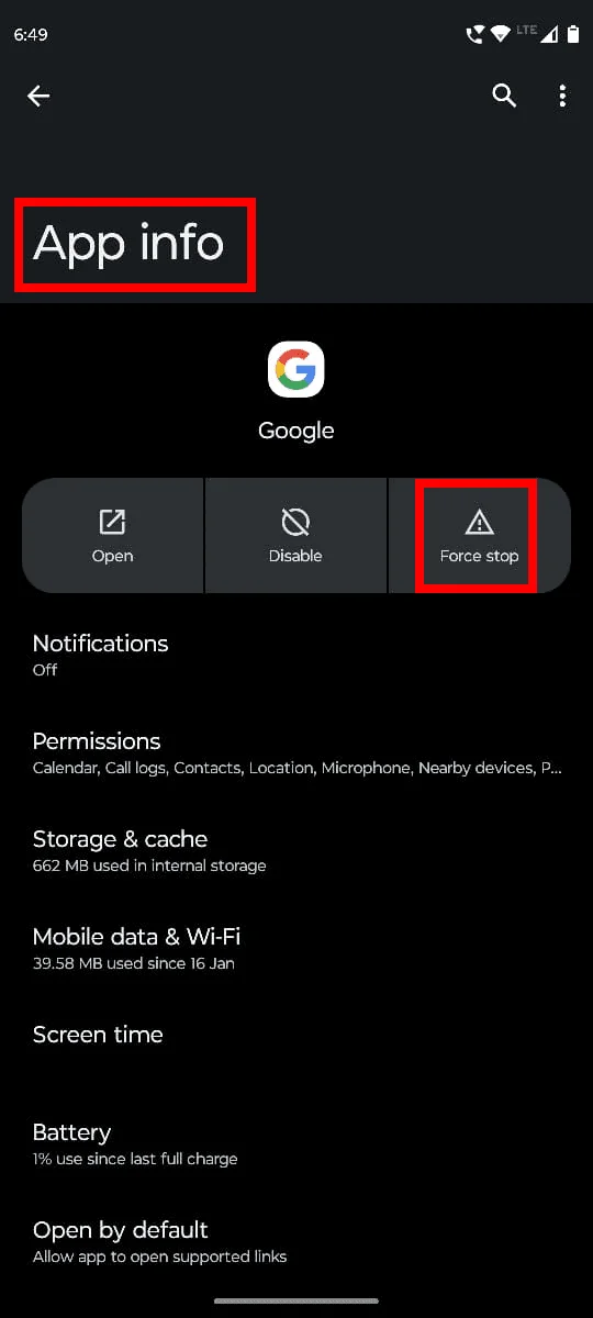 Фикс - Google за Android показва, че е офлайн