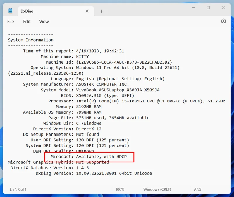 Kako povezati prenosni računalnik Windows 11 s projektorjem/TV