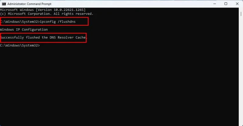 Hogyan törölje és állítsa vissza a DNS gyorsítótárat a Windows 11 rendszerben