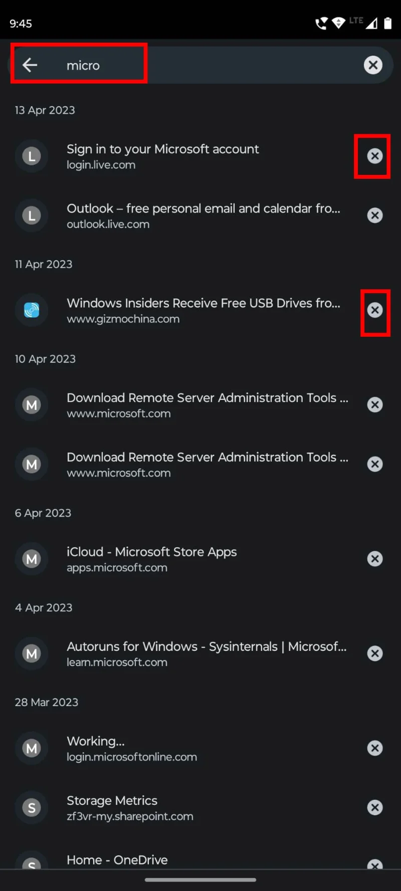 Chrome Android: Išvalyti talpyklą, istoriją ir slapukus