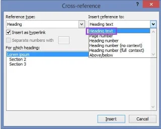 Tvorba křížových odkazů ve Wordu – Jak na to a proč