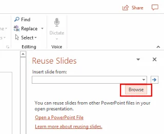 PowerPoint 365: Så importerar du bilder från en annan presentationsfil