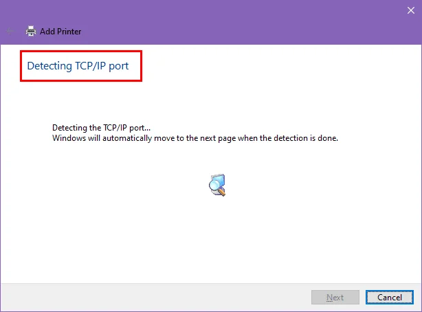 Nyomtató telepítése Windows 11 alatt IP-címmel