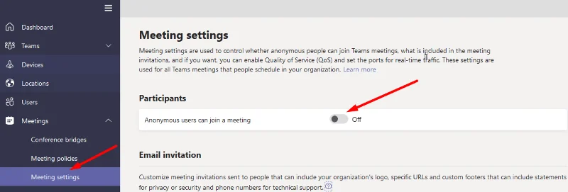 Teams Live Events: Išjungti anonimines klausimas