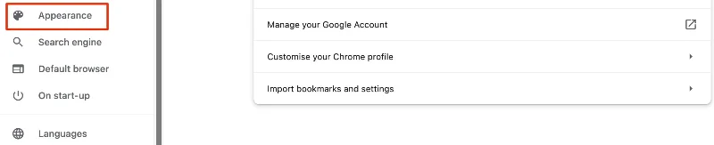 Jak změnit písmo v Google Chrome