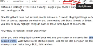 Как да подчертаете текст в Google Docs