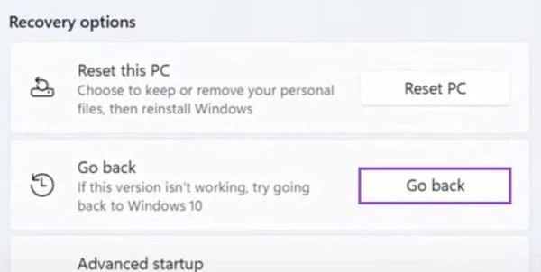 Як повернутися до попередньої версії Windows після оновлення Windows 11 24H2