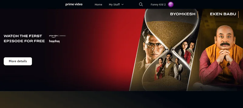 Nastavení profilů Amazon Prime Video pro děti