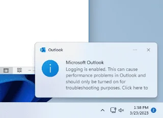 Aktivace nebo deaktivace globálního protokolování v Microsoft Outlook 365