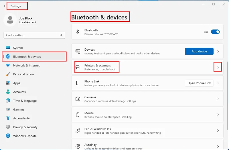 Nyomtató telepítése Windows 11 alatt IP-címmel