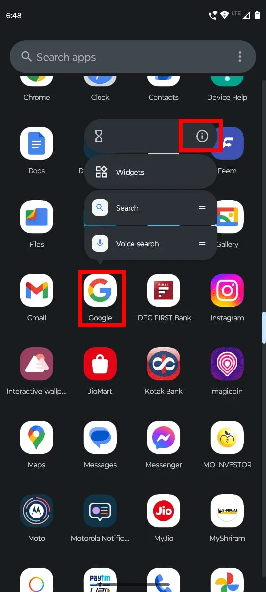 Фикс - Google за Android показва, че е офлайн