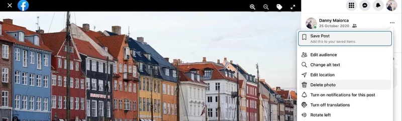 Kako izbrisati fotografije in videoposnetke iz Facebooka