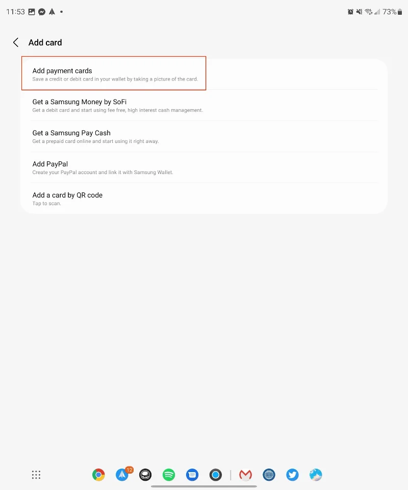 Kaip naudoti Samsung Pay su Galaxy Z Fold 5