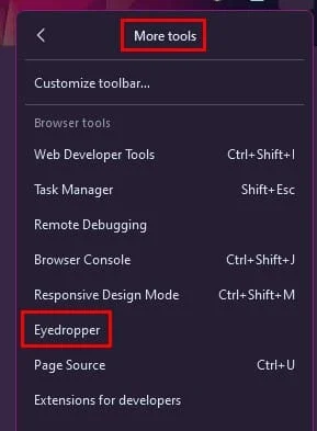 Firefox: Як визначити певний колір на веб-сторінці
