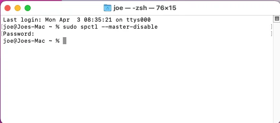 MacOS: Atspējot “{appname} nevar atvērt, jo tas ir no neidentificēta izstrādātāja”