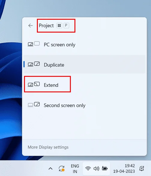 Jak připojit notebook s Windows 11 k projektoru/TV
