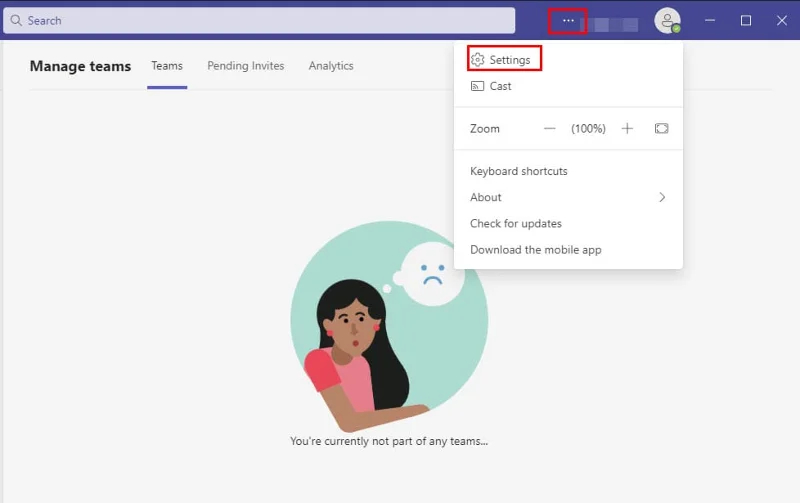 Microsoft Teams problemas sprendimas: Atsiprašome, negalėjome jūsų prijungti