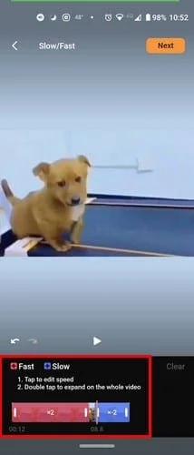 Sådan ændrer du videohastighed på Android