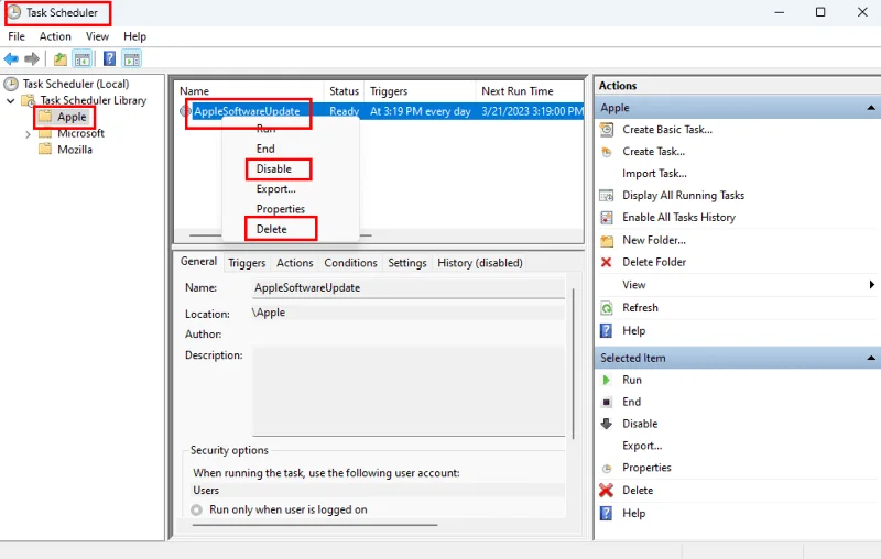 Deaktyvuoti „Apple Software Update“ ekraną „Windows 11“ ir „macOS“