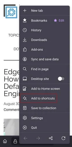 Firefox for Android: Kaip nustatyti tinkintą pradžios puslapį