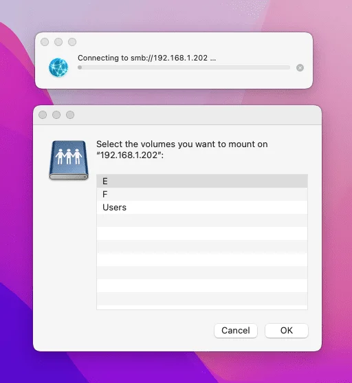 Kaip sužeminti tinklo diską Mac kompiuteryje