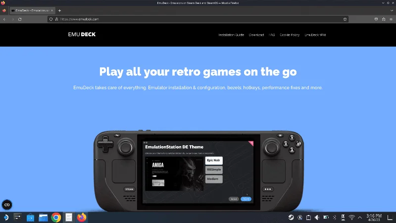 EmuDeck: Steam Deck emuliacijos gidas