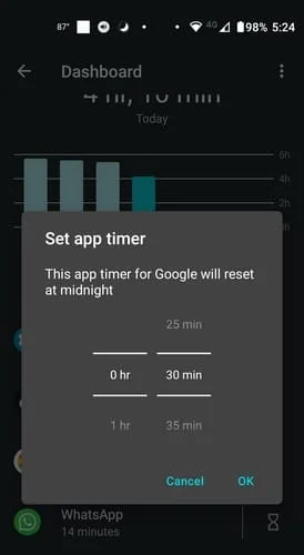Sådan indstiller du timere til Android-apps