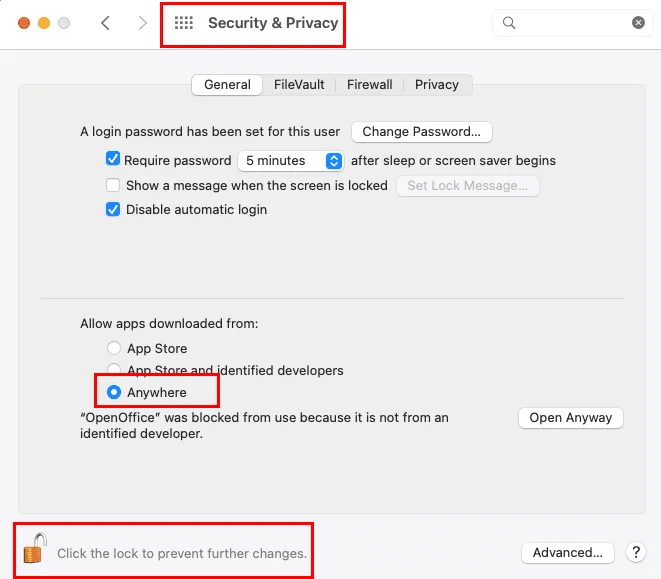 MacOS: Atspējot “{appname} nevar atvērt, jo tas ir no neidentificēta izstrādātāja”