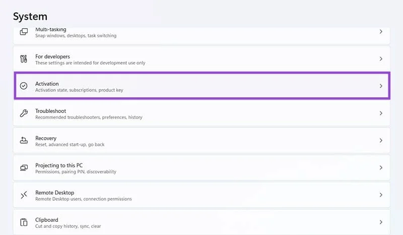 Виправлення помилки активації Windows 11