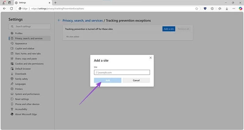 Kaip pakeisti saugumo nustatymus Microsoft Edge naršyklėje
